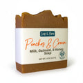 Peaches & Cream Milk Soap Bar with Oatmeal & Honey