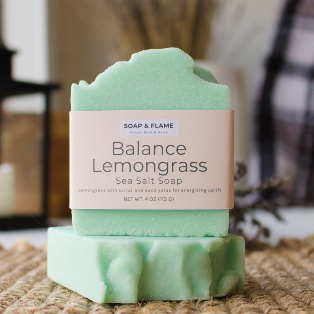 Balance Lemongrass Sea Salt Soap