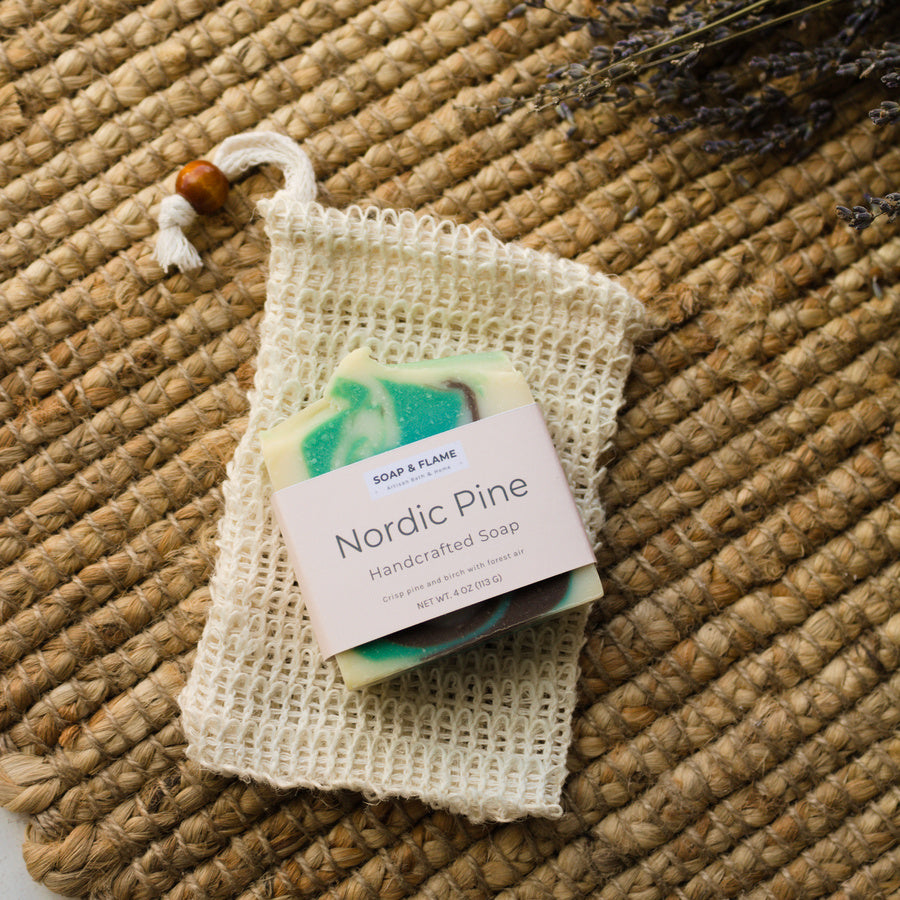 Natural Sisal Soap Bag