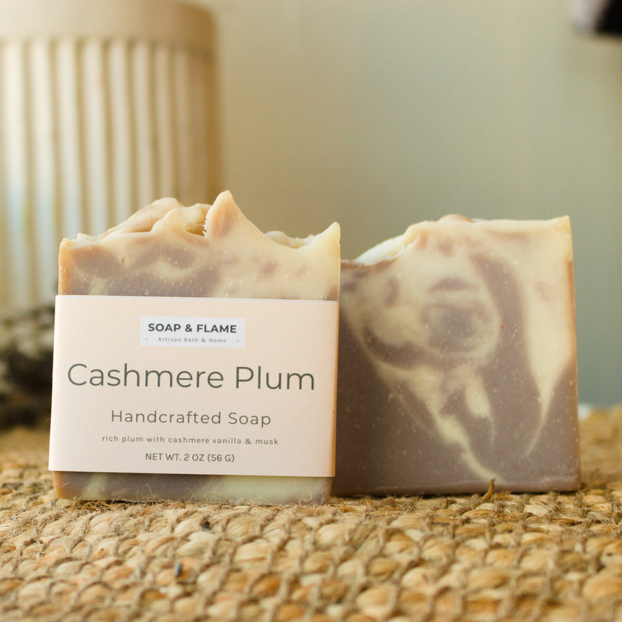 Cashmere Plum Mini Soap (Half Size Bars)