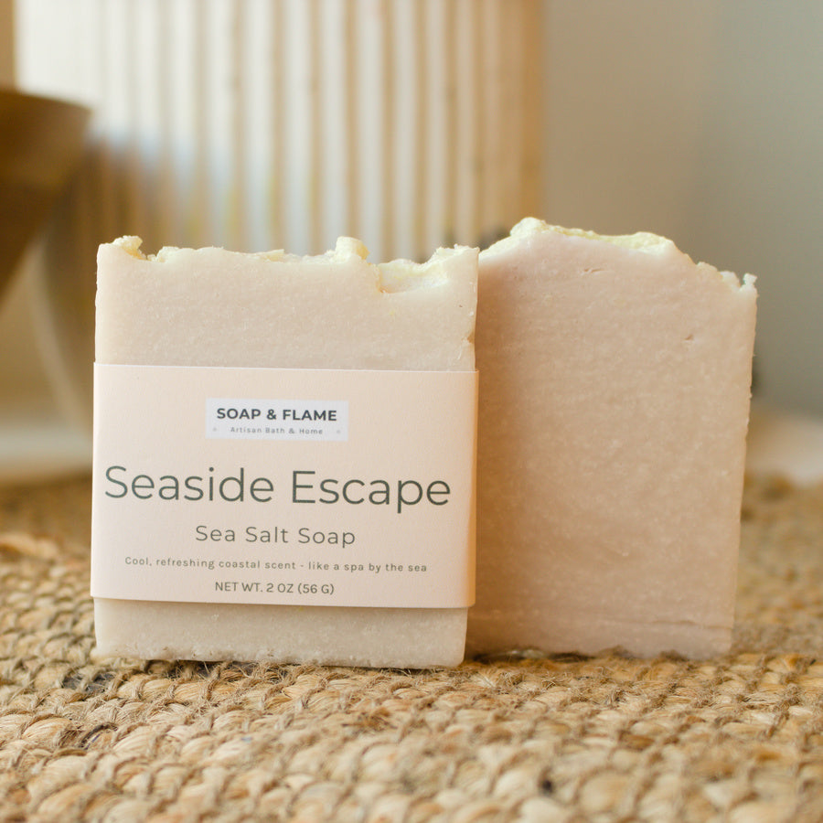Seaside Escape Mini Sea Salt Soap (Half Size Bars)
