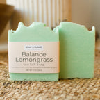 Balance Lemongrass Mini Sea Salt Soap (Half Size Bars)