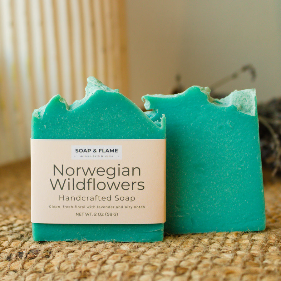Norwegian Wildflowers Mini Soap (Half Size Bars)