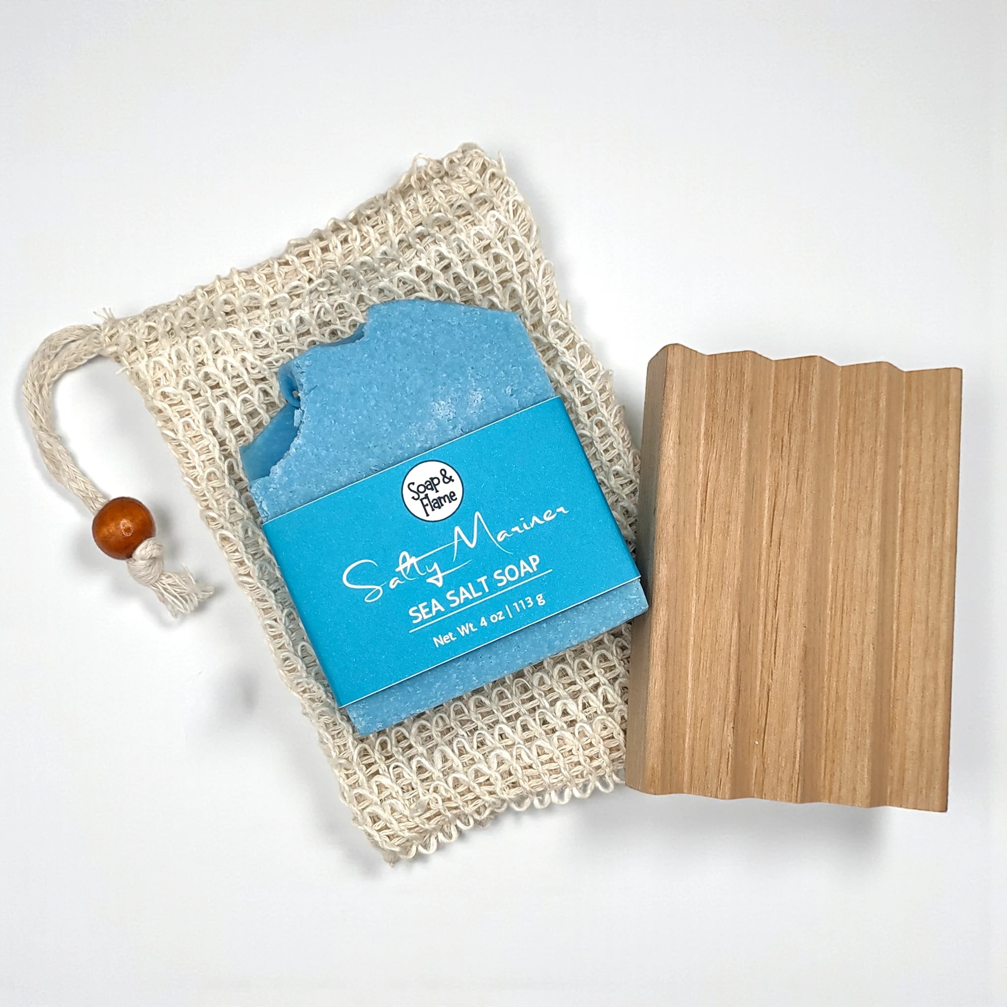 Salty Mariner Soap, Soap Bag & Soap Dish Gift Set