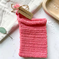 Sisal Soap Bag - Dark Pink