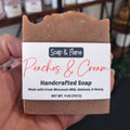 Peaches & Cream Soap with Milk, Oatmeal, & Honey