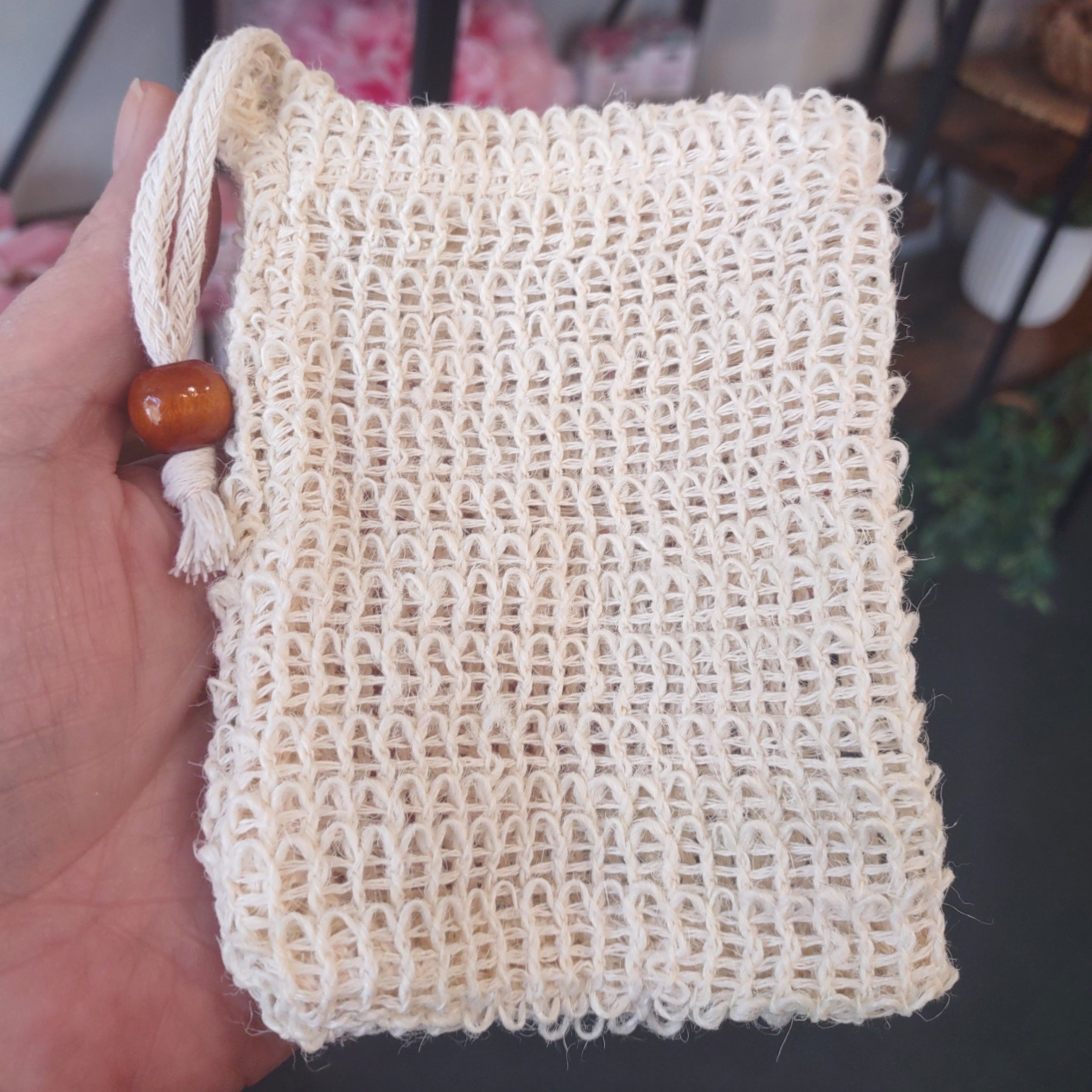 Natural Sisal Soap Bag