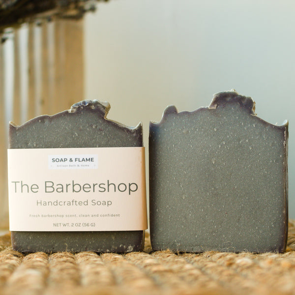 The Barbershop Mini Soap (Half Size Bars)